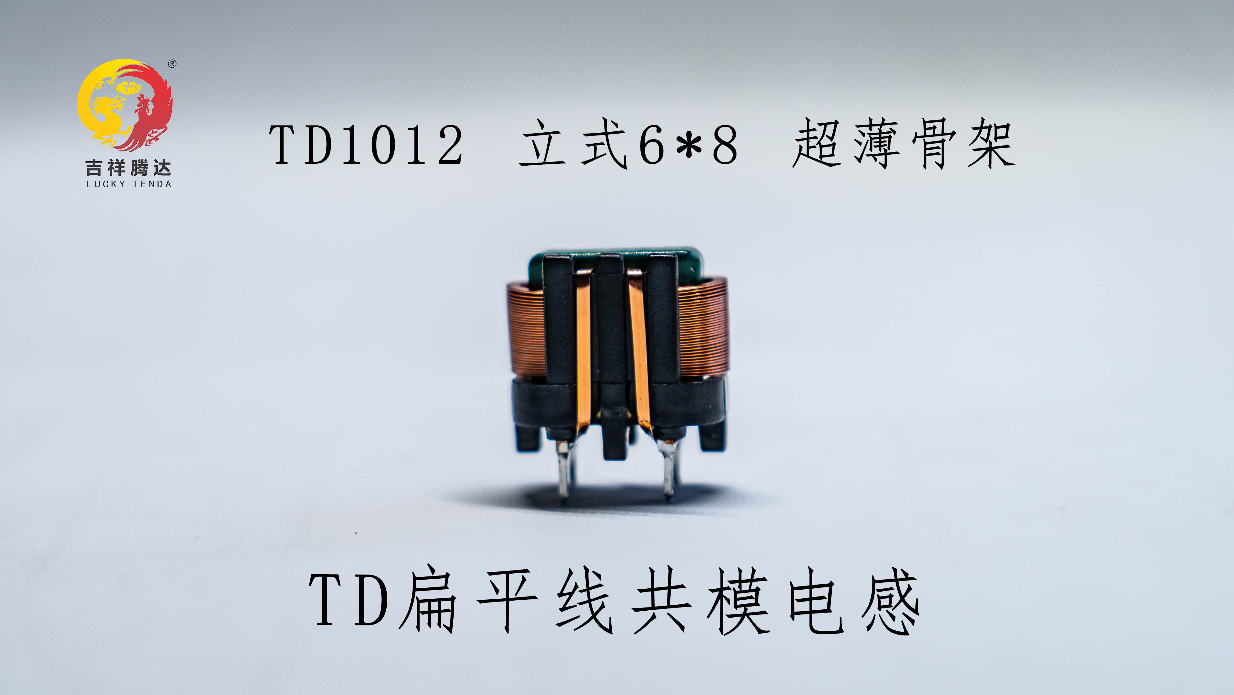 TD1012立式超薄骨架 TD扁平線共模電感